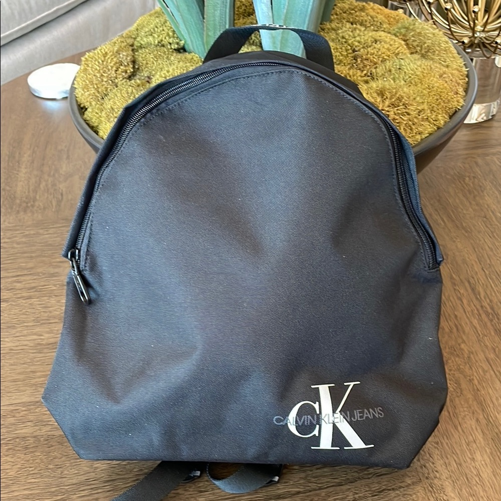 Calvin Klein Jeans Canvas Tech Friendly Backpack NWT